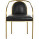 Cicero Cantina Black Dining Armchair